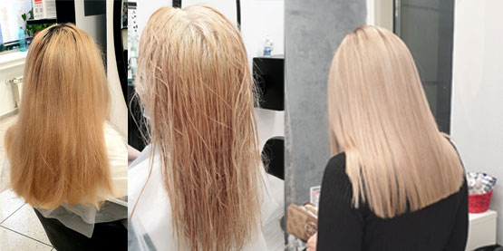 Tutorial culoare blond cu produsele HP Romania