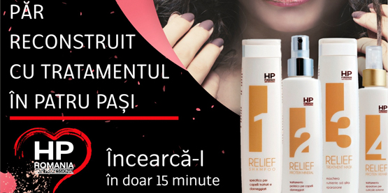 Tratament de reconstrucție a firului de păr, Relief în 4 pași de la HP FIRENZE